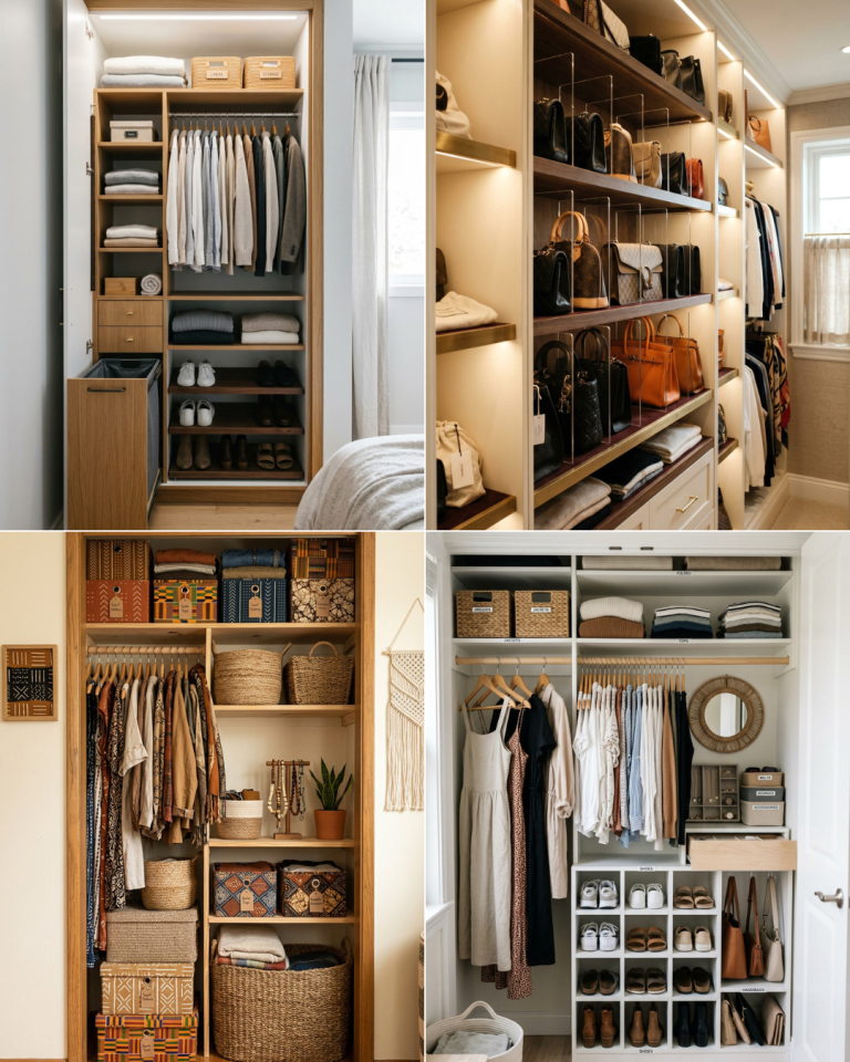 30+ GENIUS Organization & Storage Ideas for Small Closets That Maximize Every Inch of Space