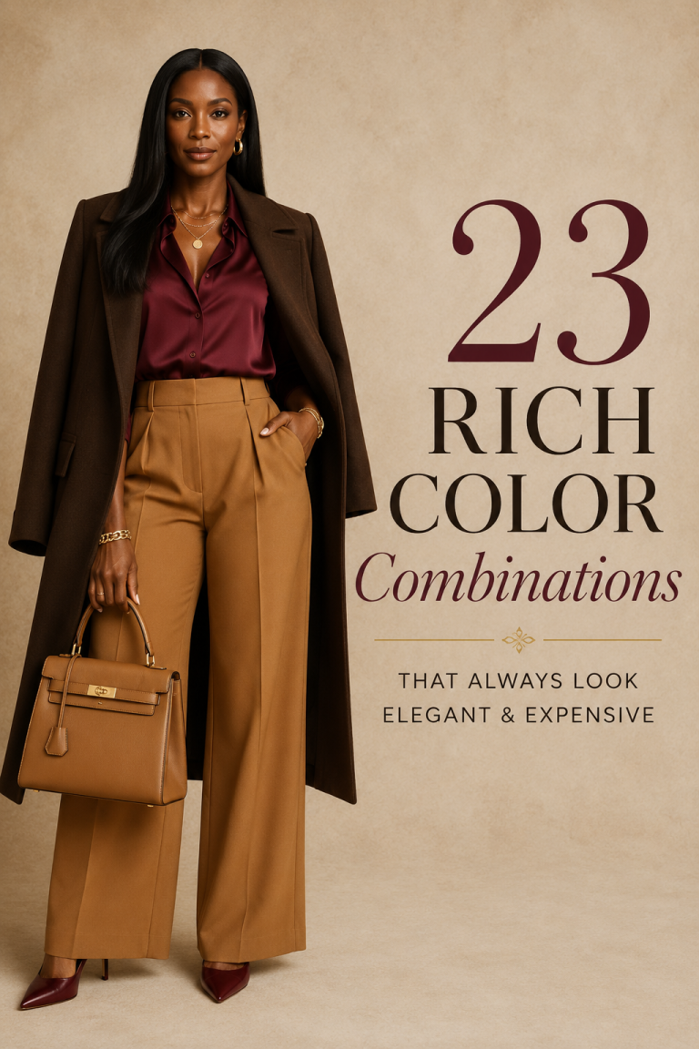 23 Rich Color Combos That Make Every Outfit Look More Expensive